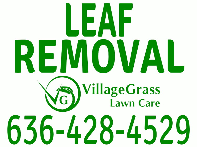 leaf removal sign